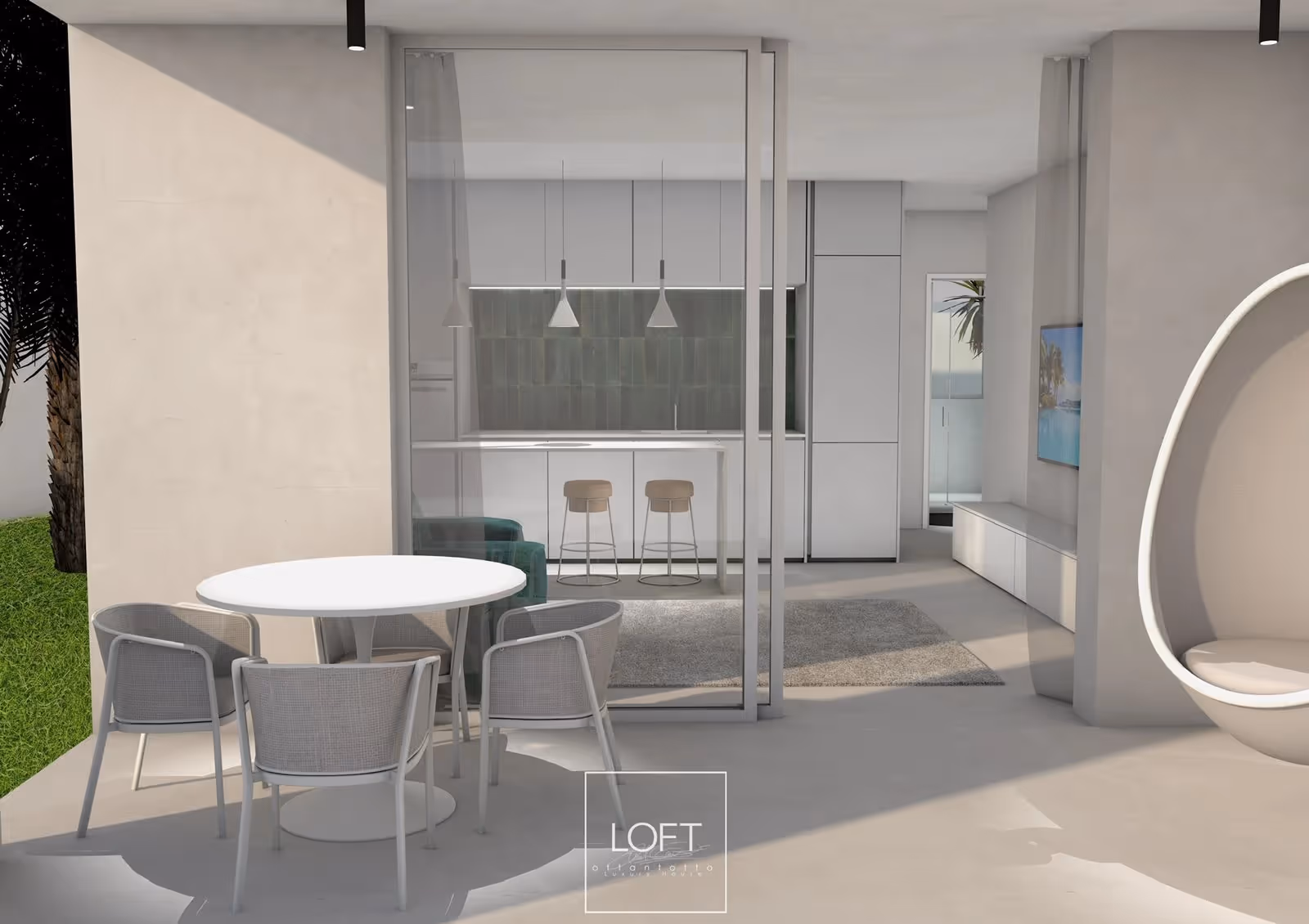 Stylish condos and penthouses 5 minutes from the beach